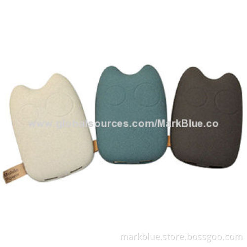 Hot Stone Mobile Phone Power Banks with 6,000/6,600/7,800mAh Capacity, 23mm Thickness
